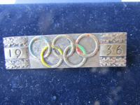 značka olimpijske igre 1936 - Berlin