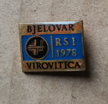 ZNAČKA "PTT" RSI IGRE BJELOVAR-VIROVITICA, 1978. GODINE