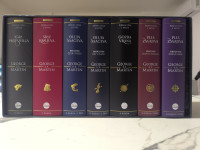 Pjesma Leda i Vatre - komplet od 7 knjiga  u luksuznoj kutiji