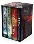 The Divergent Series box: Divergent, Insurgent, Allegiant, Four