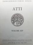 ATTI, volume XIV- na talijanskom