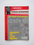GRUNDIG • TECHNISCHE INFORMATIONEN / august, 1963.