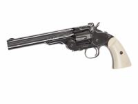 Schofield 6 zračni revolver - bijeli