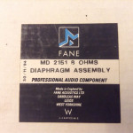 Fane MD 2151 DA diafragma  zavojnica za CD150 visokotonski drajver