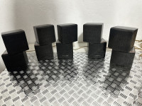 Amstrad satelitski zvucnic,ispravni,sa kablovima,idealno za kafice....