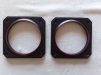 Plastični ukrasni okviri za 3.5-inčne zvučnike, 103x103 mm, rupa 85 mm