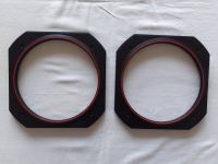Plastični ukrasni okviri za 7-inčne zvučnike, 200x200 mm, rupa 184 mm