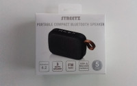 Streetz portable compact bluetooth speaker