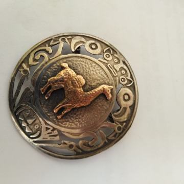 BROŠ - PRIVJESAK, SREBRO