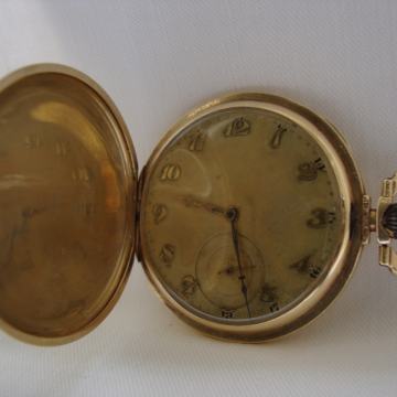 LONGINES 9 GRANDS PRIX 14K GOLD POCKET WATCH / Zlatni  Longines