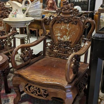 Par Tajlandskih Fotelja od Trešnjinog Drva