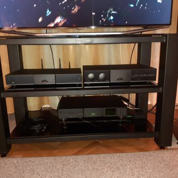 Masivni High-End Hi-Fi/TV stalak/Audio polica (105 cm za 6 komponenti)