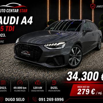 Audi A4 35 TDI S-line ☆ u PDV-u ☆ GARANCIJA ☆ RATA OD 299€