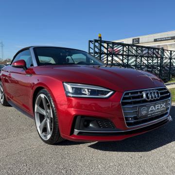 Audi A5 Cabrio 40TFSI S-TRONIC S-LINE °VIRTUAL°KOŽA°LEASING BEZ UČEŠĆA
