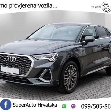Audi Q3 Sportback 35 TDI S line 150 KS, ACC+360+GR SJED+KOŽA+19"