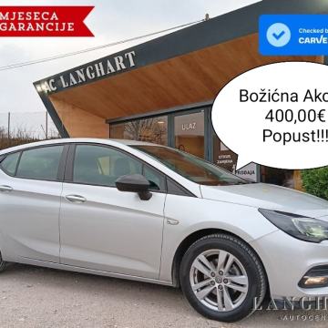 Opel Astra 1,5 D,1vlasnik,Servisna,Garancija, LEASING BEZ UČEŠĆA !