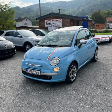 Fiat 500 turbo, panorama, koža, aut. Klima