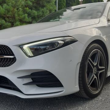 Mercedes-Benz A-klasa 200-AMG-FULL-163KS-LED-ALCANTARA-DIGITAL WEISS