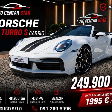 Porsche 911 Turbo S Cabrio ☆ u PDV-u ☆ GARANCIJA ☆ RATA OD 1995€