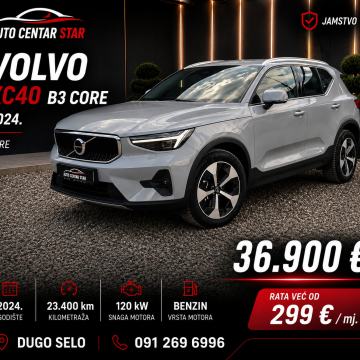 Volvo XC40 B3 Core ☆ GARANCIJA ☆ RATA OD 299€