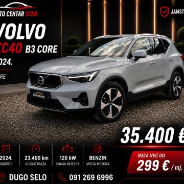 Volvo XC40 B3 Core ☆ GARANCIJA ☆ RATA OD 299€