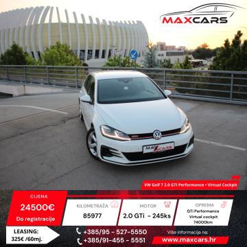 VW Golf 7 2,0 GTi Performance, fotografija 13