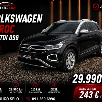 VW T-Roc 2,0 TDI DSG ☆ u PDV-u ☆ GARANCIJA ☆ RATA OD 243€