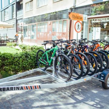 TORBARINA Auto prikolica za prijevoz bicikala i električnih bicikala