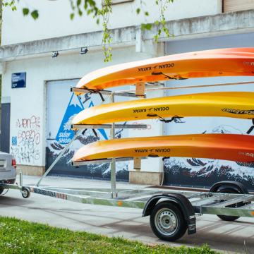 TORBARINA Auto prikolica za prijevoz kajaka i kanua