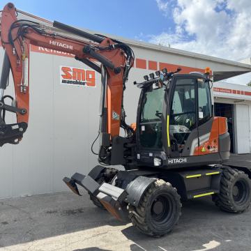 HITACHI ZX95W-7 PREMIUM RABLJENI BAGER NA KOTAČIMA