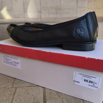 Balerinke crne kožne Reiker, 39 veličina