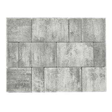 EUROBETON OPLOČNIK FRANKOPAN CRNO-BIJELA, COLOR MIX, d=6 cm
