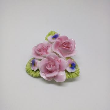 ⓉⒶⓋⒶⓃ Vintage broševi - porculan