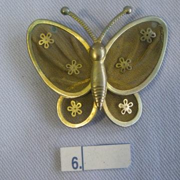 BROŠ - Br-6. Leptir. Metal. SAND-2