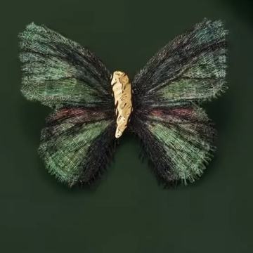 BROŠ LEPTIR ZELENI - NOVO