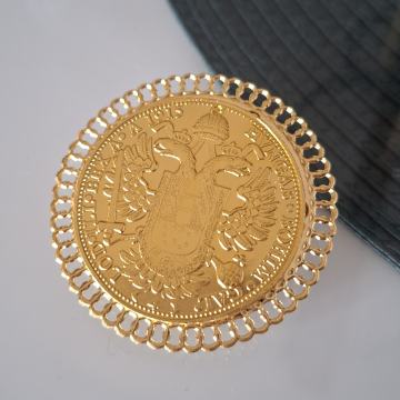 BROŠ VELIKI DUKAT - NOVO