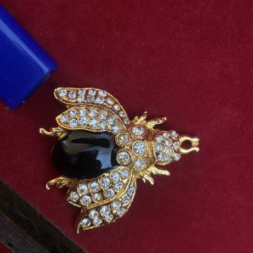 Egipatska sveta buba cirkoni Swarovski broš