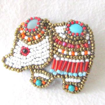 slonić ,embroidery tehnika