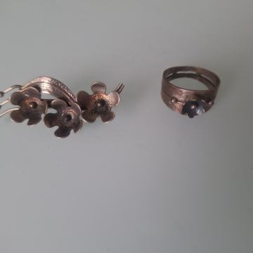 Srebrni bros i prsten