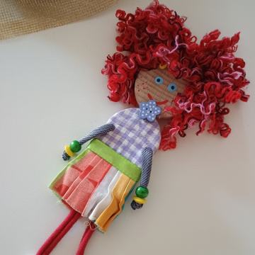 Unikat broš na djevojčicu