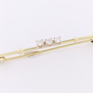 ZLATNA DIJAMANTNA IGLA 14K (585) 1,83 grama NOVO • GOLD SHOP •