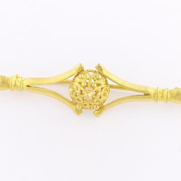 ZLATNI BROŠ ŠIBENSKI BOTUN 14K (585) 1,90 grama NOVO • GOLD SHOP •