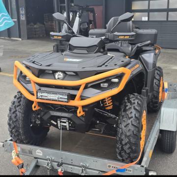 BRP CAN AM OUTLANDER MAX 1000R XT-P Mineral Grey & Orange Crush ABS