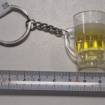 Privjesak za ključeve piva - pivska čaša krigla pivo