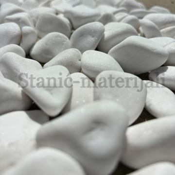 *BIJELI UKRASNI OBLUTAK - DEKORATIVNI KAMEN*