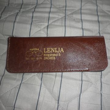 KOŽNA FUTROLA ZA NAOČALE 17  x 6cm