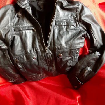 Kozna jakna kratka-Vel.L-MANGO