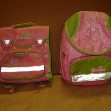 Školska torba za djevojčicu 2 kom.