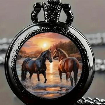 Đepni sat medaljon (konjići)