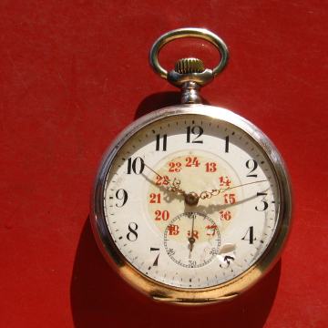 DŽEPNI SAT "BUREN" SREBRO "W.H.S" BIRMINGHAM